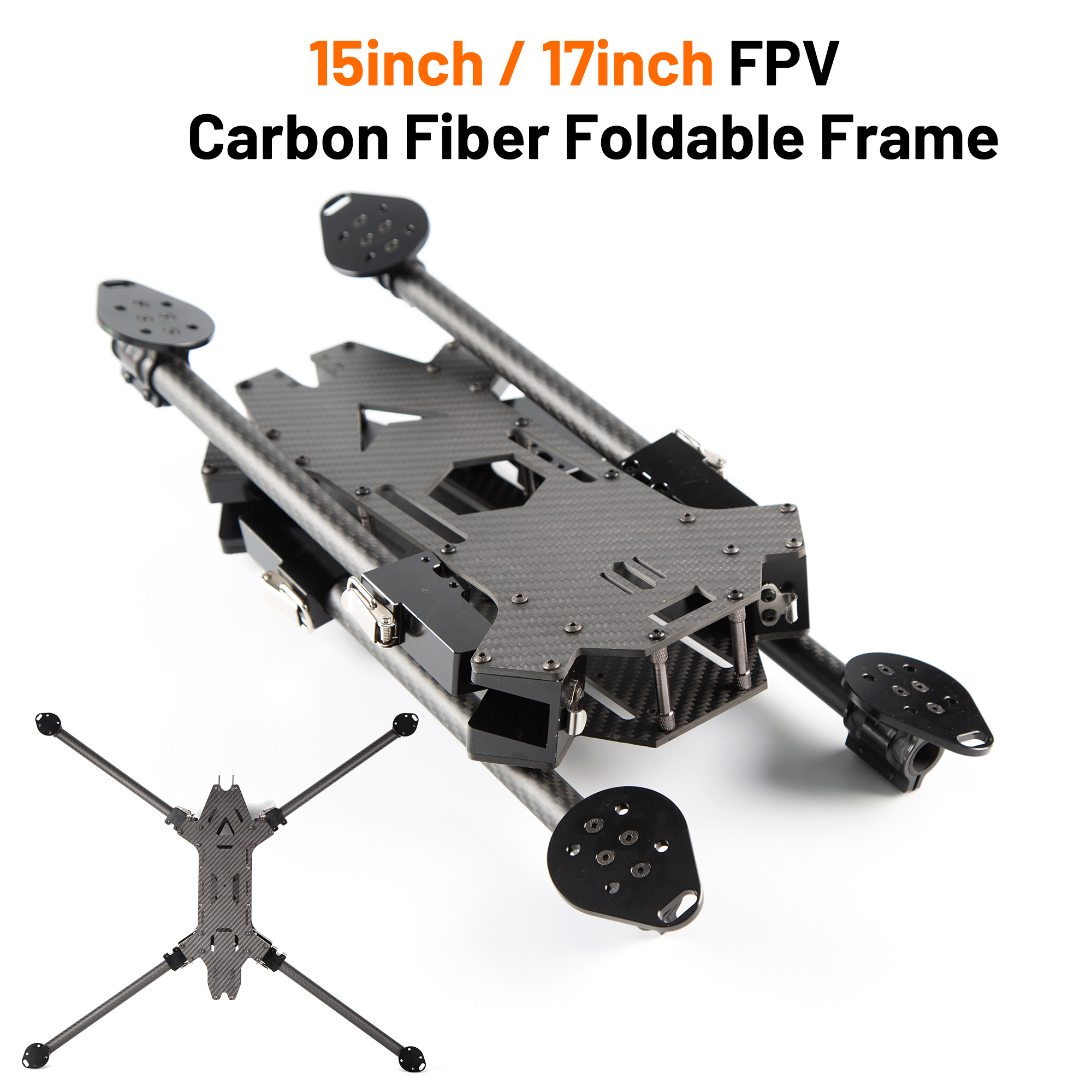 Drone Rc Accessories - 15inch /17inch FPV Carbon Fiber Foldable