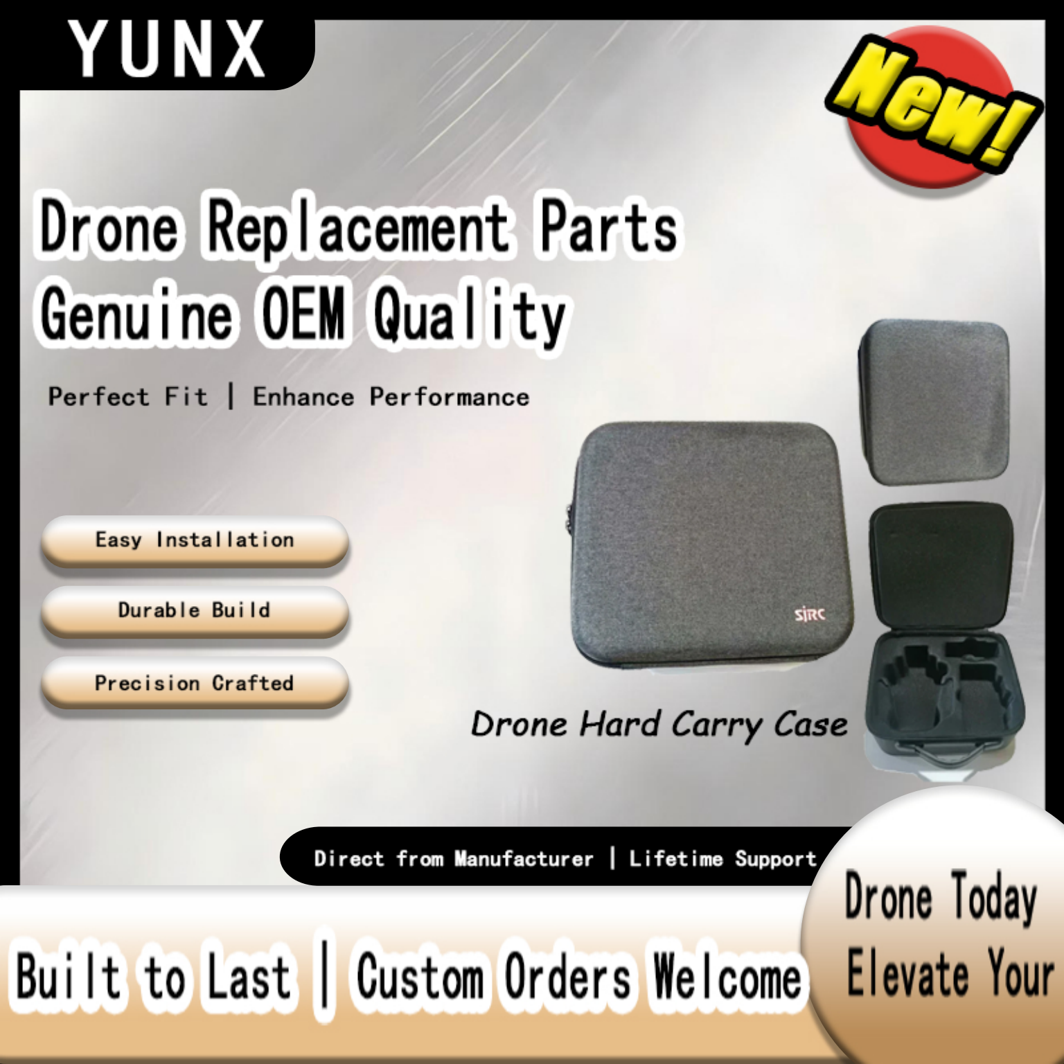 Drone F22 Rc - YUNX Portable Hard Storage Suitcase Carry