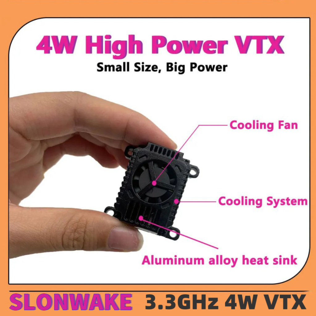 SLONWAKE FPV 3.3G 16CH 4000mW  - огляд і ціна Drone Rc Controller