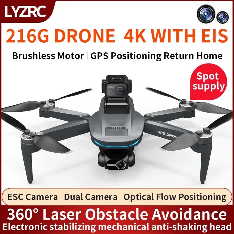 L200 PRO MAX Drone 4K 2-Axis P - огляд і ціна Dron Rc Quadcopter
