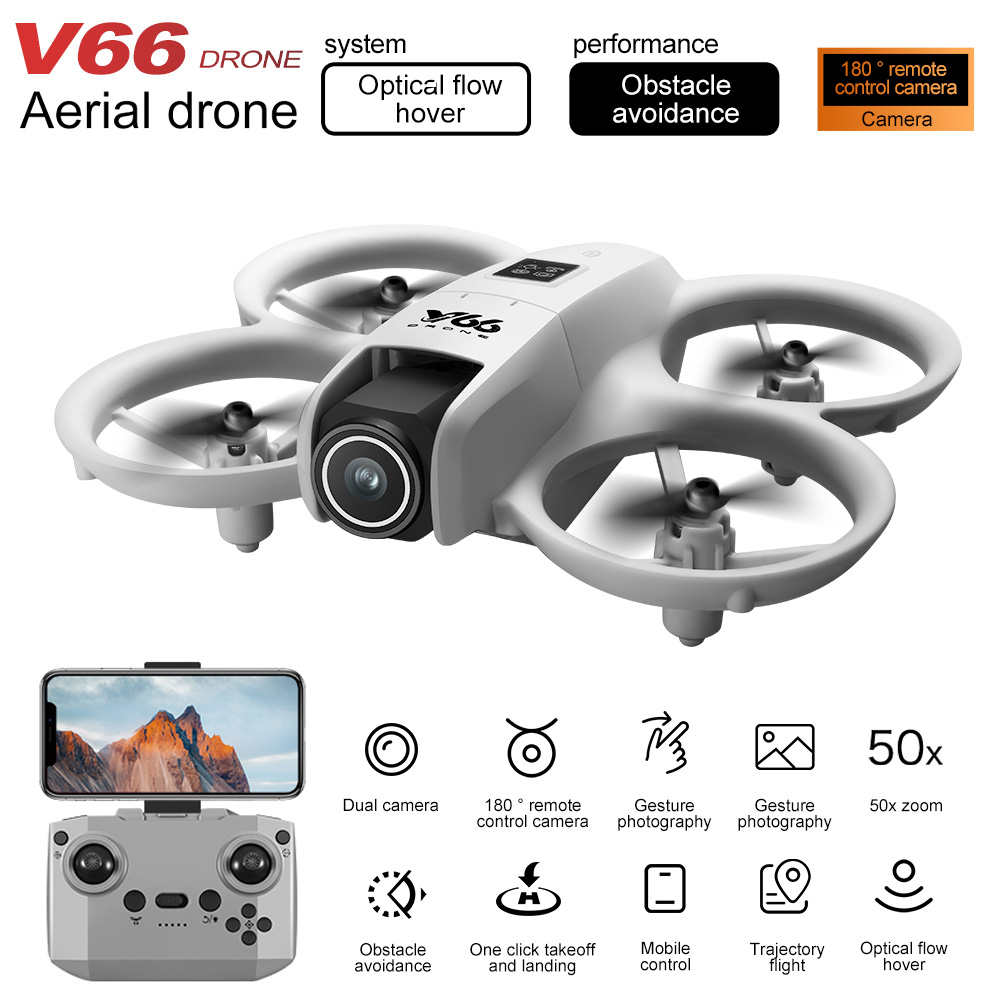 New V66 Mini Drone HD Camera 4 - огляд і ціна Dron Rc Quadcopter