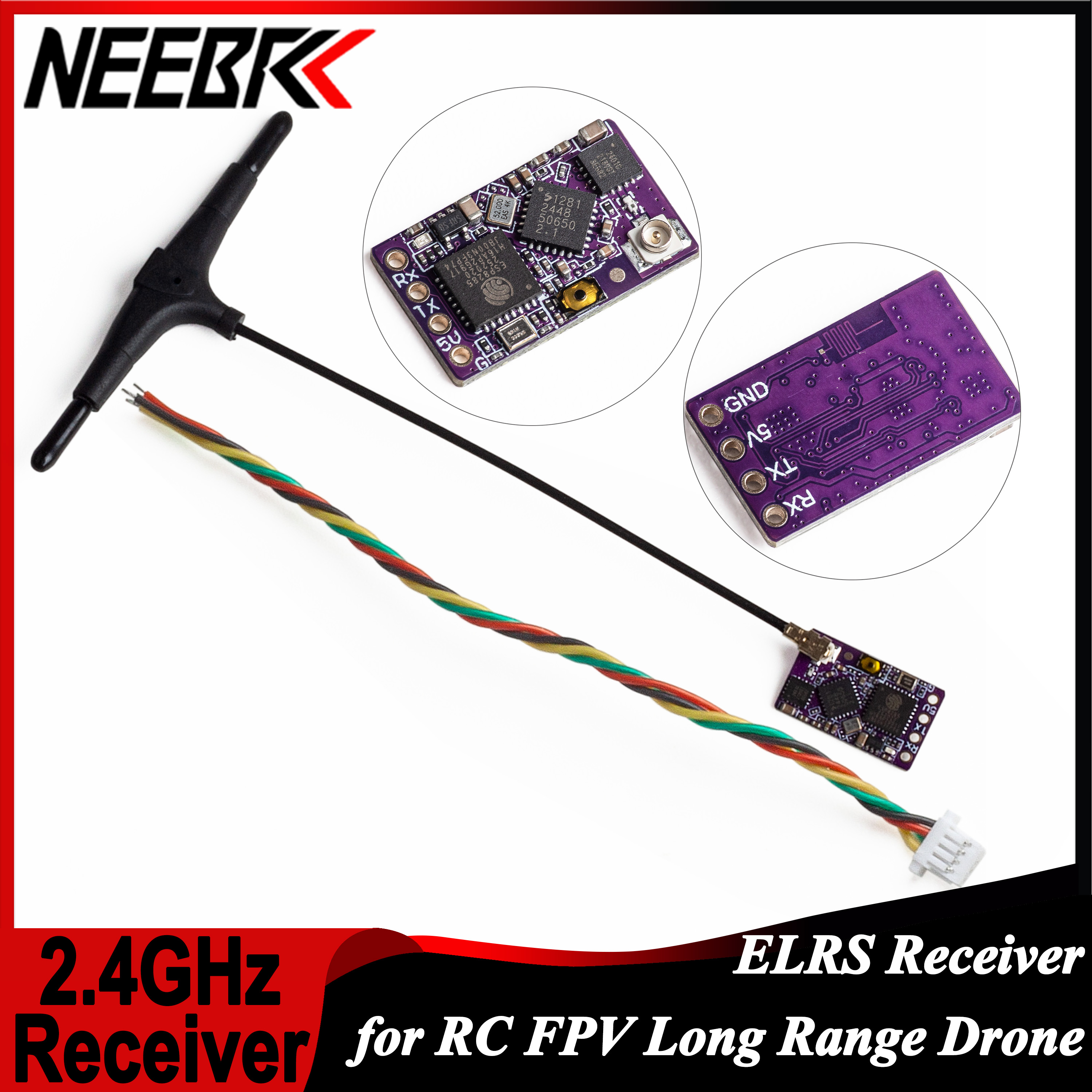 1/2/5/10PCS ELRS 2.4GHz RX Lon - огляд і ціна Drone Rc Mini