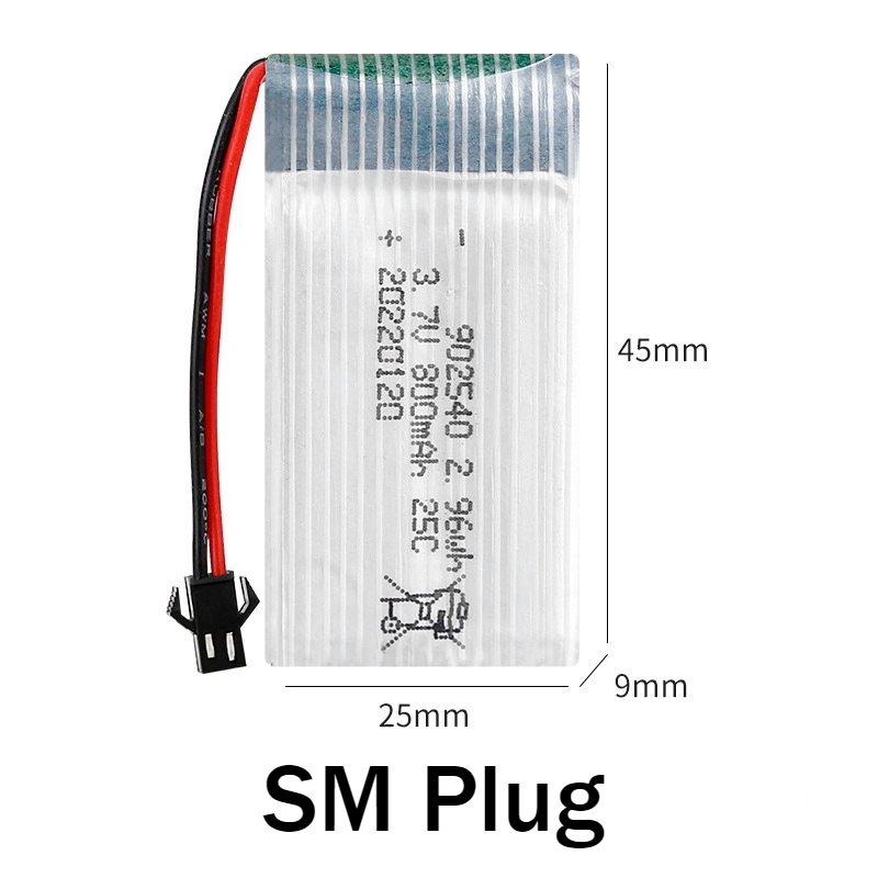 902540 3.7V 800mAh Rechargeabl - огляд і ціна Drone Mjx Rc