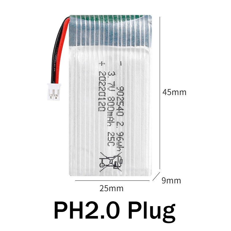 902540 3.7V 800mAh Rechargeabl - огляд і ціна Drone Mjx Rc