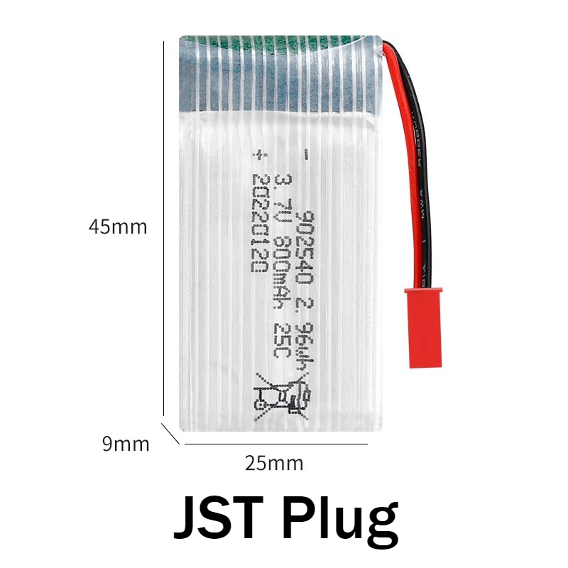 902540 3.7V 800mAh Rechargeabl - огляд і ціна Drone Mjx Rc