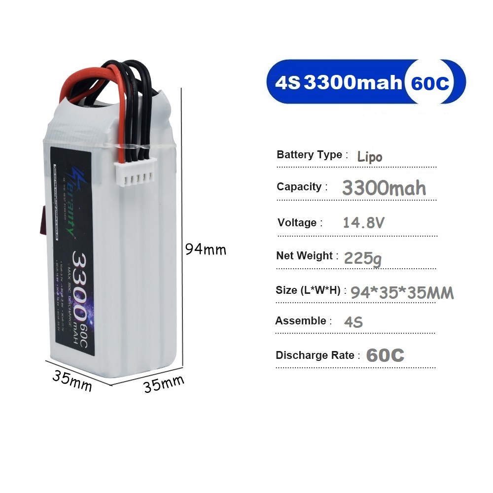 LiPo Rechargeable Battery 4S 3 - огляд і ціна Drone Carrera Rc