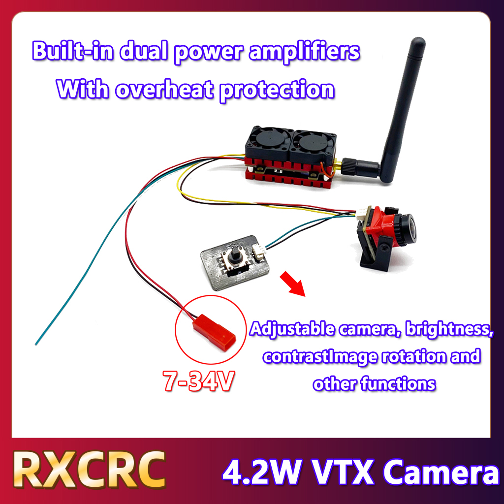 RXCRC 5.8G 48CH 4.2W High Powe - огляд і ціна Drone Rc Airplane