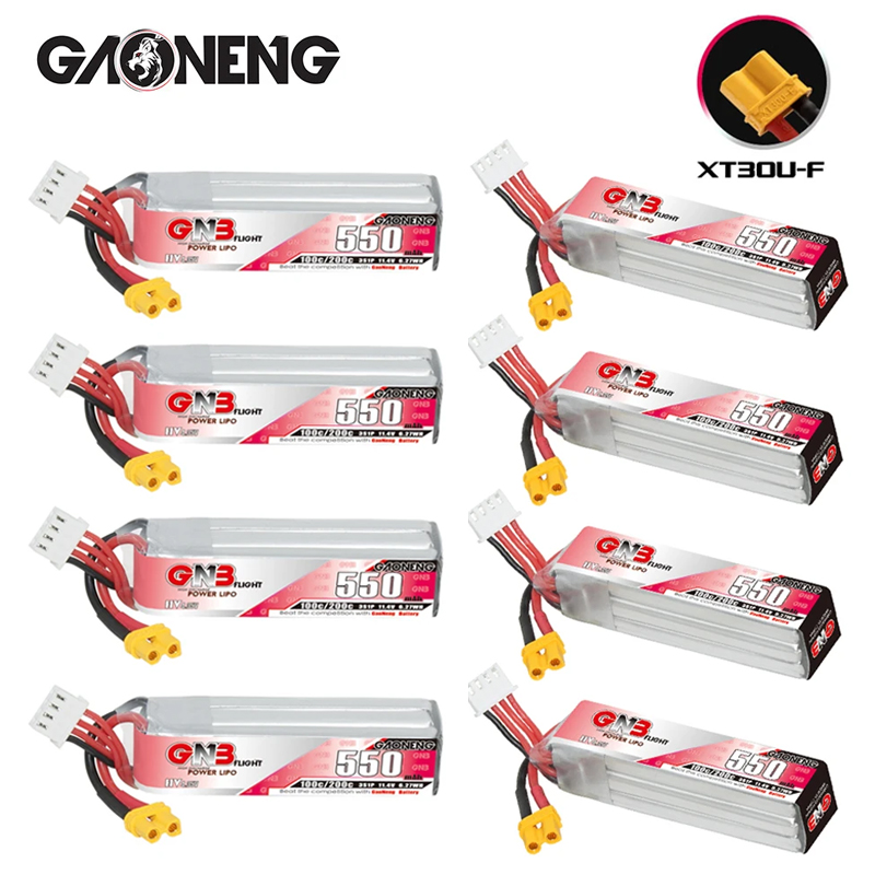 GNB HV 11.4V 550mAh 100C/200C  - огляд і ціна Dron Rc Quadcopter