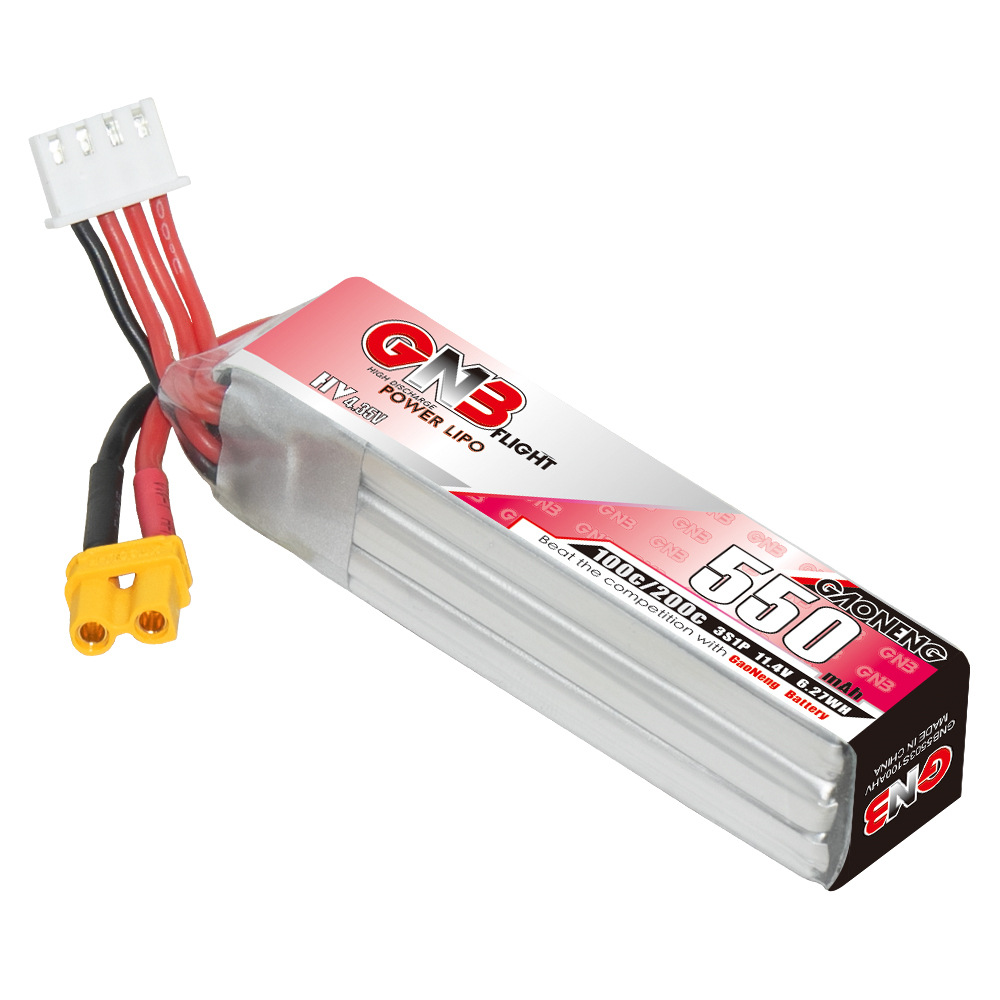 GNB HV 11.4V 550mAh 100C/200C  - огляд і ціна Dron Rc Quadcopter