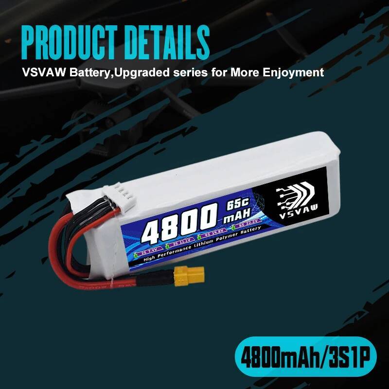 VSVAW 3S Lipo Battery for FPV  - огляд і ціна Drone Rc Boat