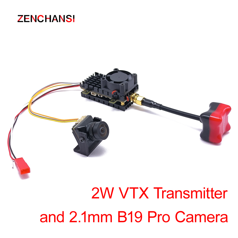 5.8G 2W Transmitter 2000mW VTX - огляд і ціна Fpv Camera Cmos