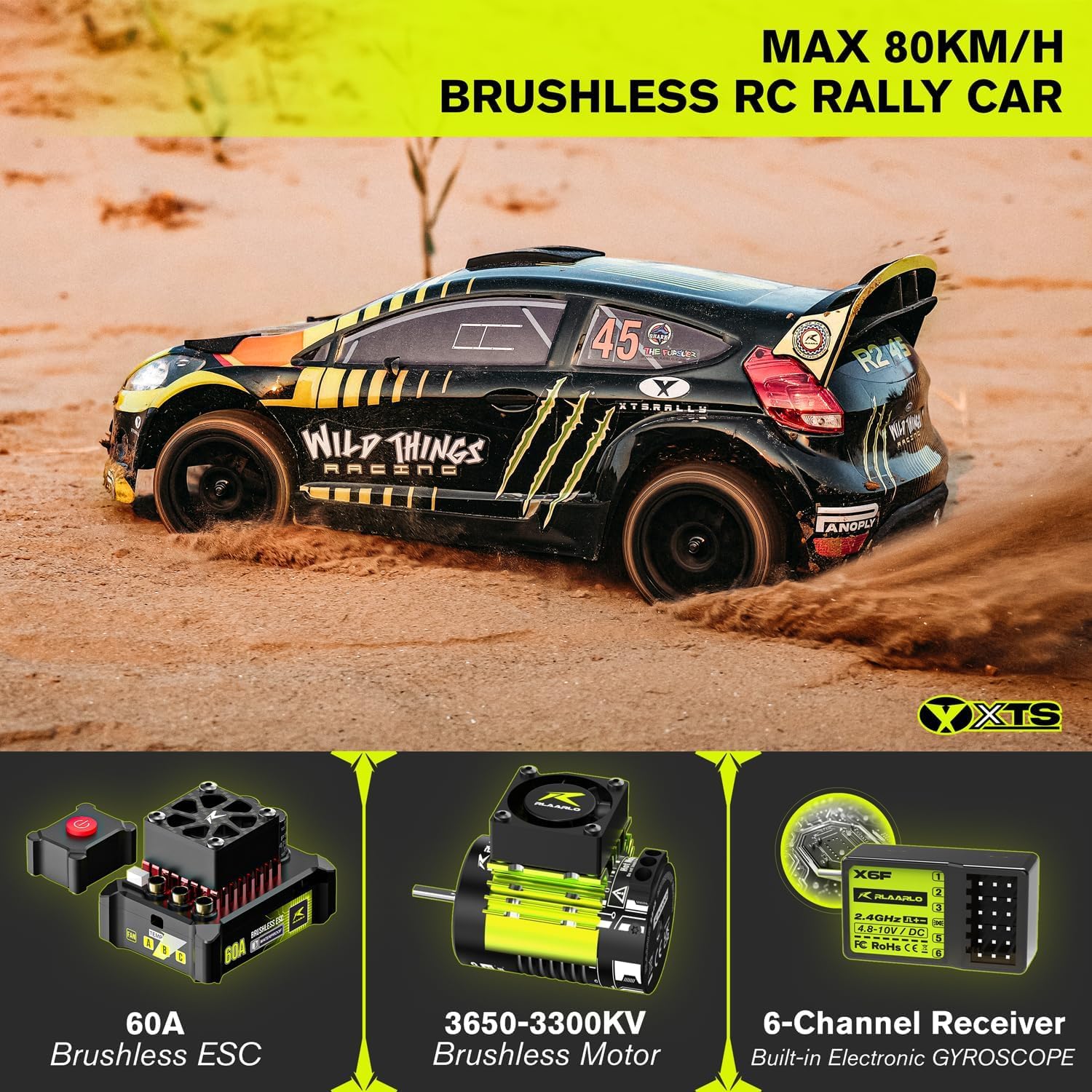 CROBOLL RLAARLO 1/10 Brushless - огляд і ціна Drone Vera Rc