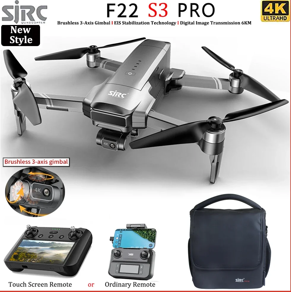 SJRC F22 S3 PRO Drone 4K Profe - огляд і ціна Drone F22 Rc