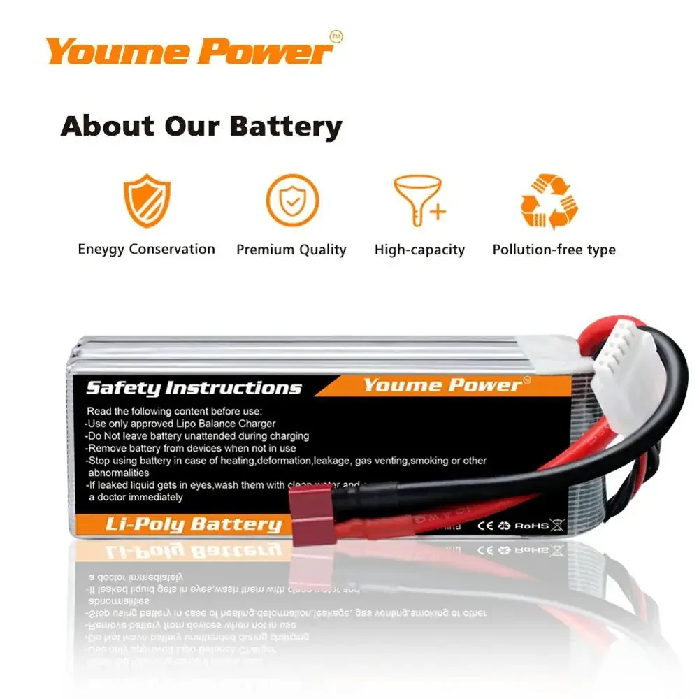 4S 14.8V Lipo Battery 3300mah  - огляд і ціна Drone Rc Boat
