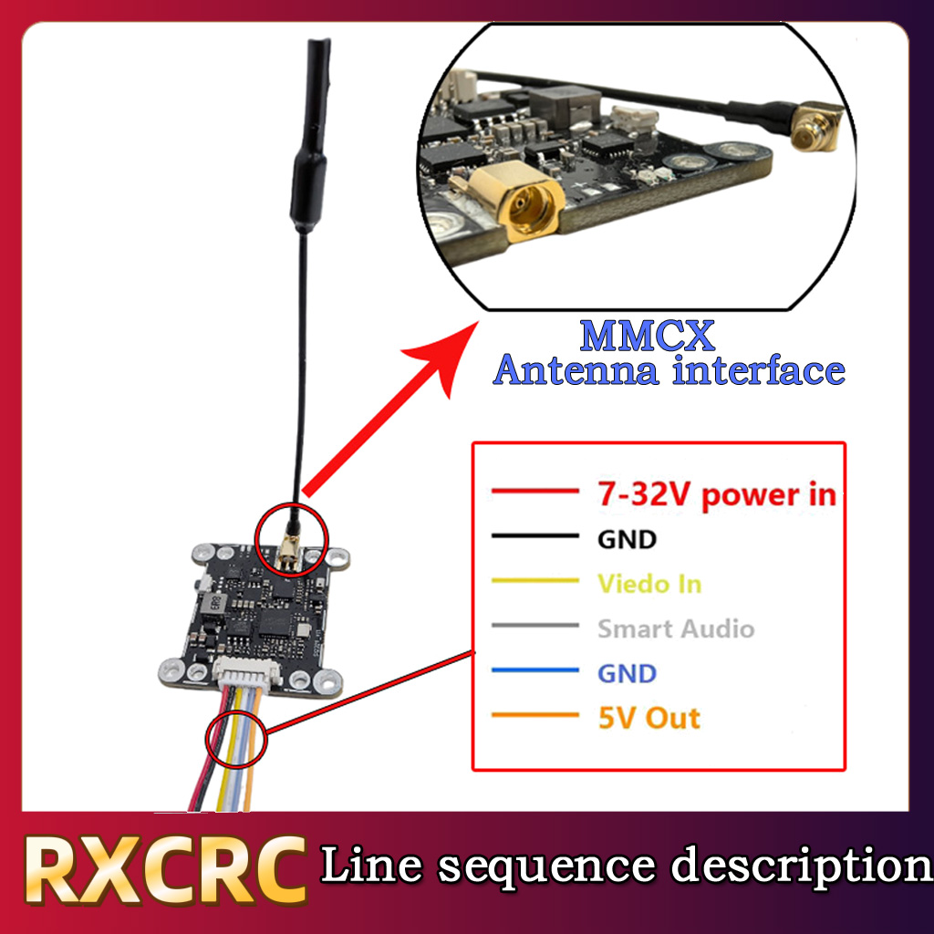 RXCRC 5.8G Module 48CH 1.6W VT - огляд і ціна Drone Rc Airplane