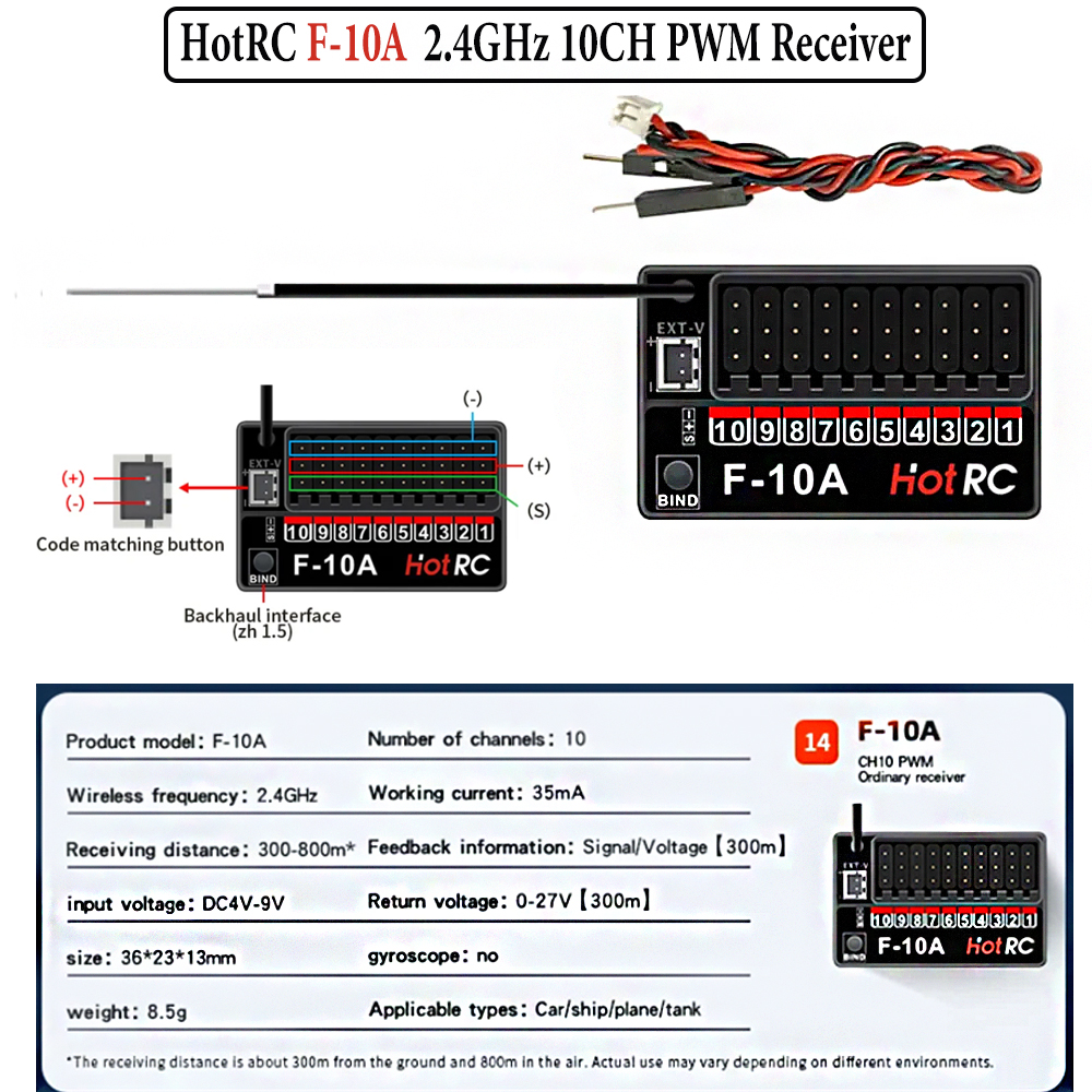 Hotrc Hot rc HT-10A HT10A 2.4G - огляд і ціна Drone Rc Boat