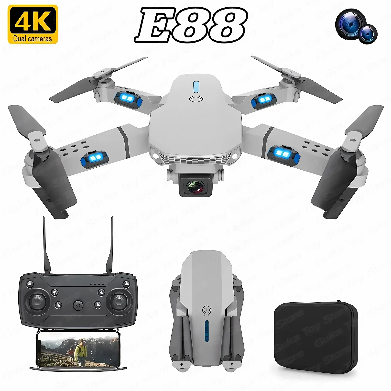 New E88 Pro Wifi Fpv Drone Wit - огляд і ціна Drone Rc Not Connected
