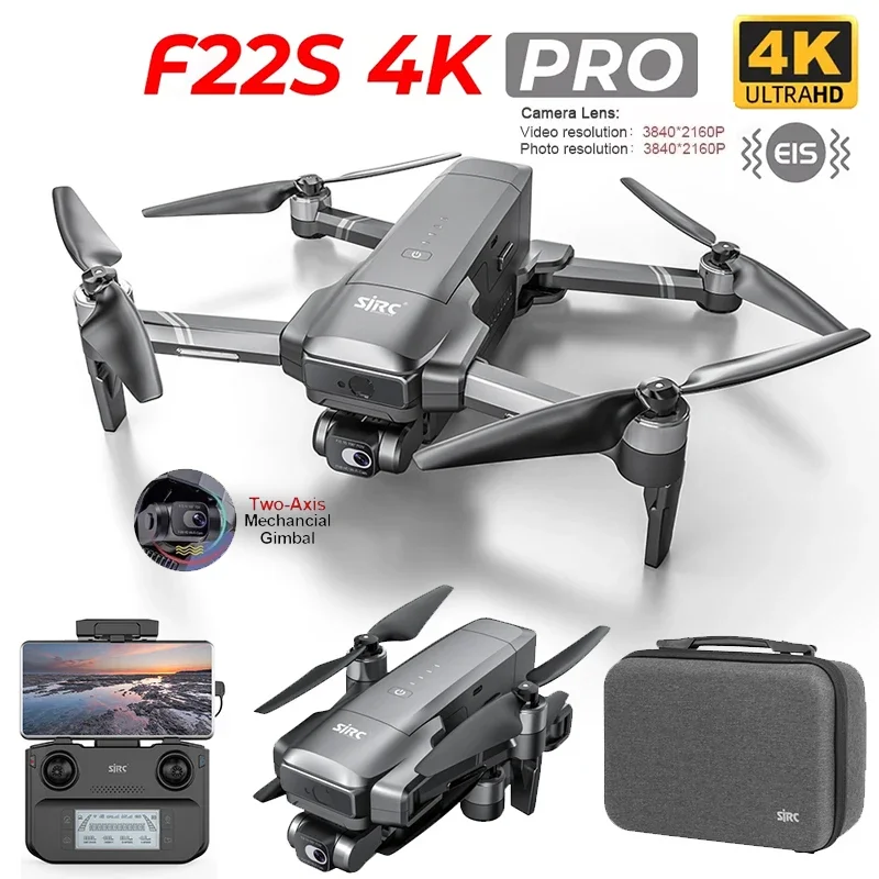 IN Stock SJRC F22 / F22S 4K Pr - огляд і ціна Drone F22 Rc