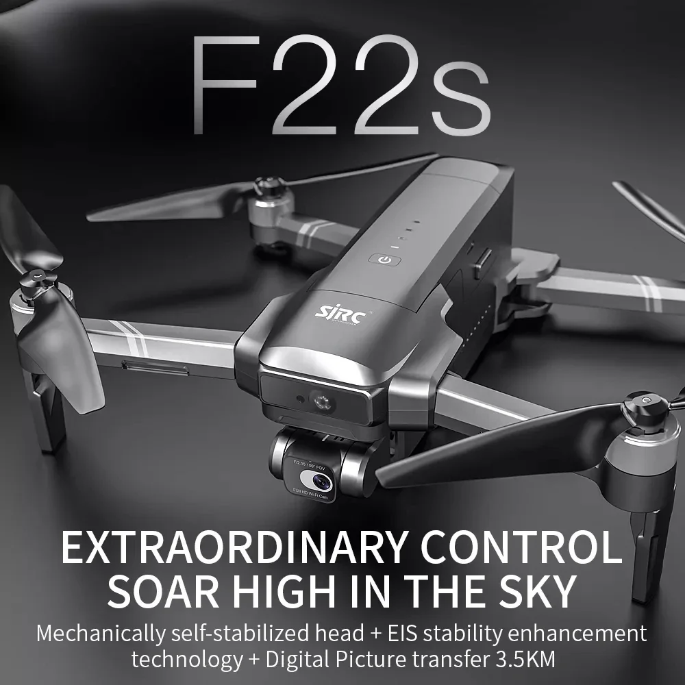 IN Stock SJRC F22 / F22S 4K Pr - огляд і ціна Drone F22 Rc