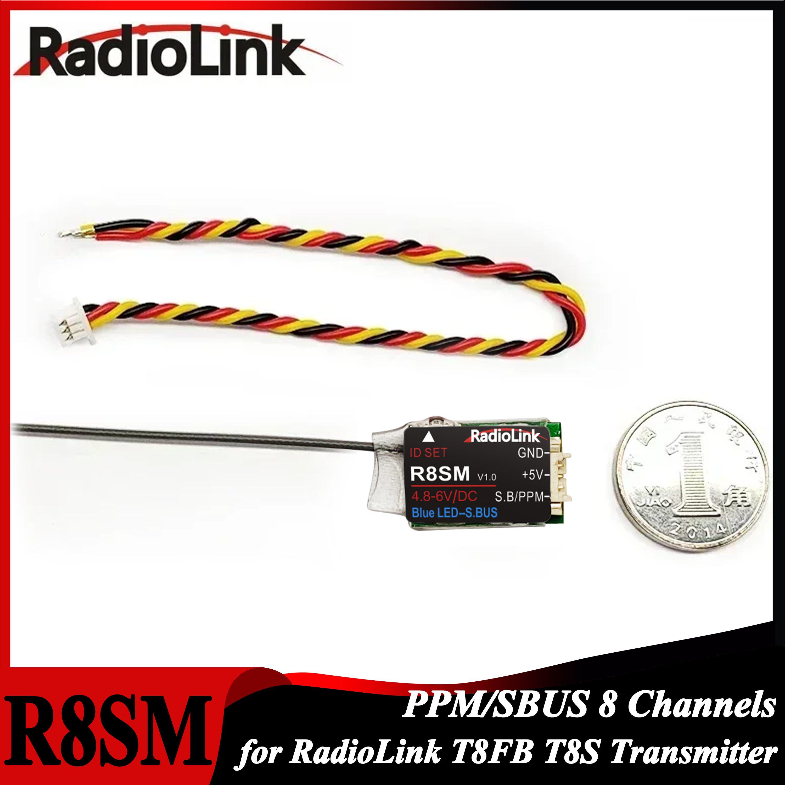 Radiolink R8SM 8 Channels 2.4G - огляд і ціна Drone Rc Mini