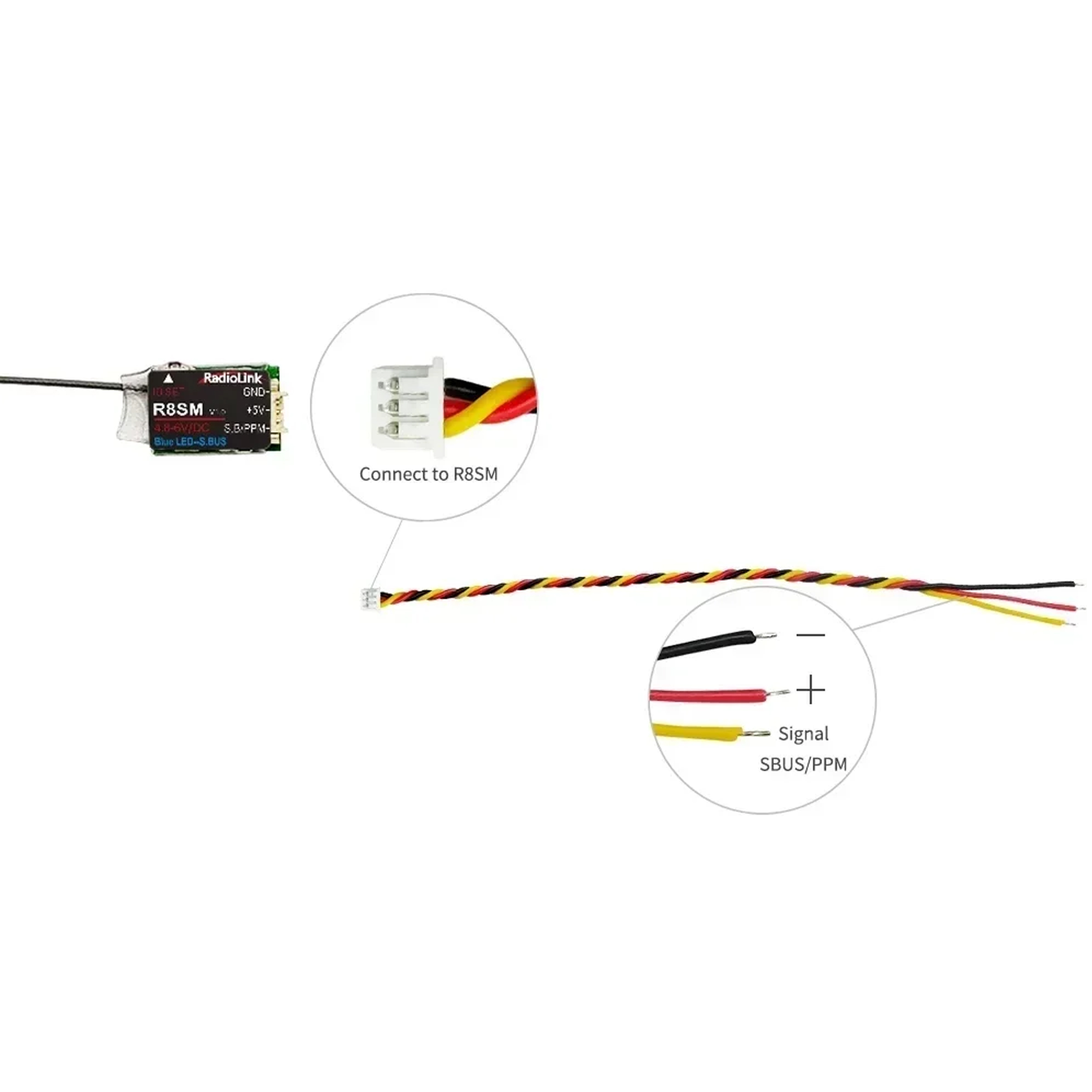 Radiolink R8SM 8 Channels 2.4G - огляд і ціна Drone Rc Mini