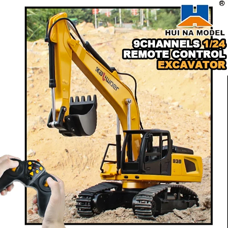 Huina Rc Excavator 1/24 9Ch Re - огляд і ціна Drone Vera Rc