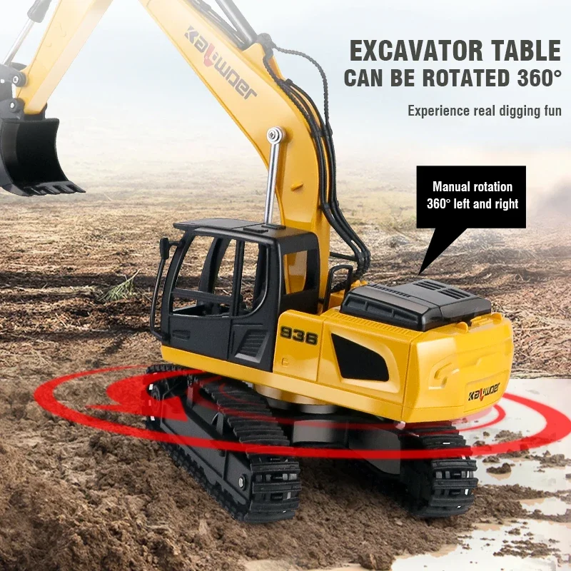 Huina Rc Excavator 1/24 9Ch Re - огляд і ціна Drone Vera Rc