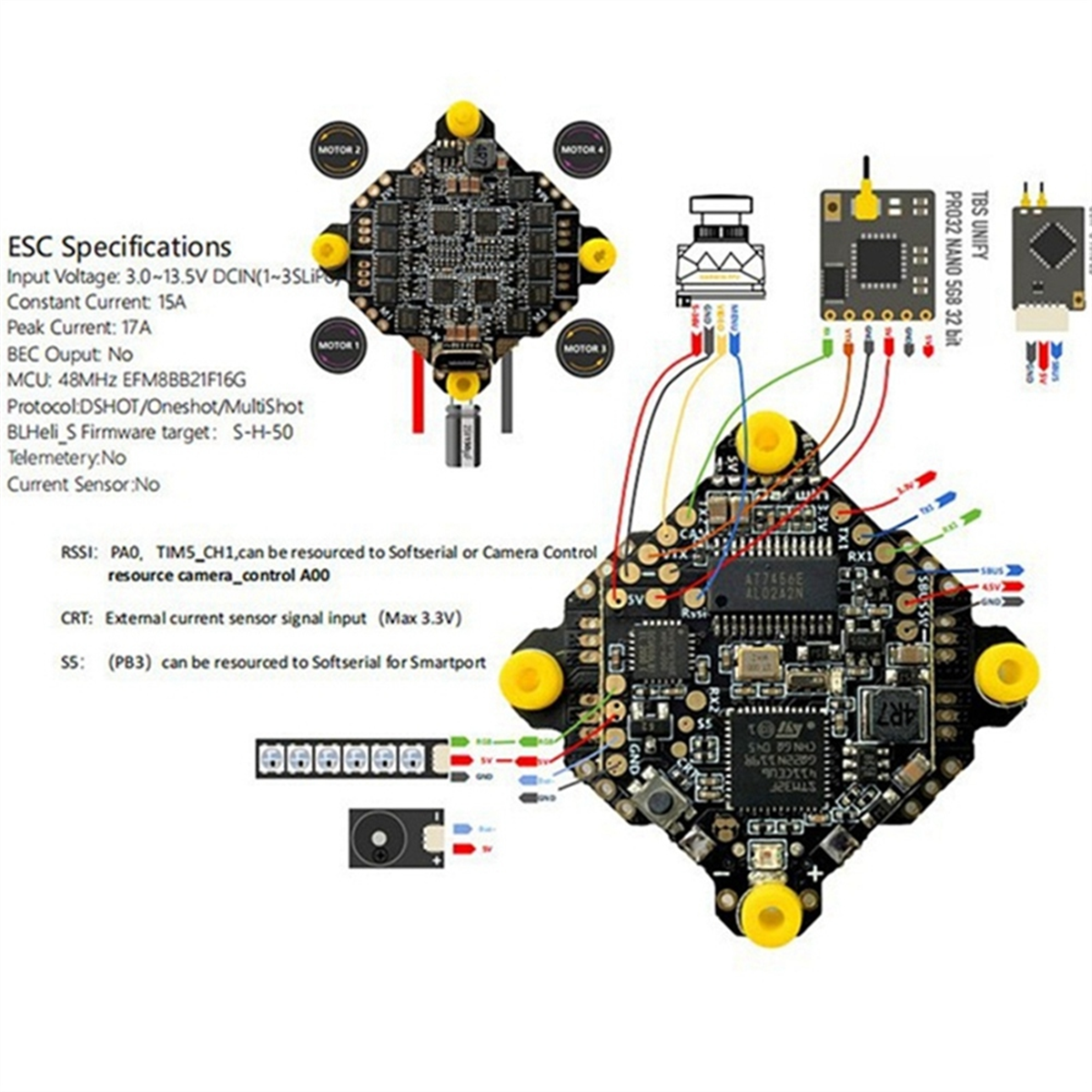 NEW F411 AIO Flight Controller - огляд і ціна Drone Rc Accessories