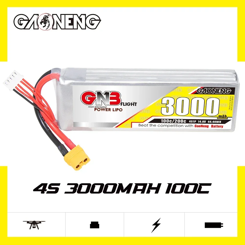 GAONENG GNB 3000mAh 4S 100C 20 - огляд і ціна Drone Rc Boat