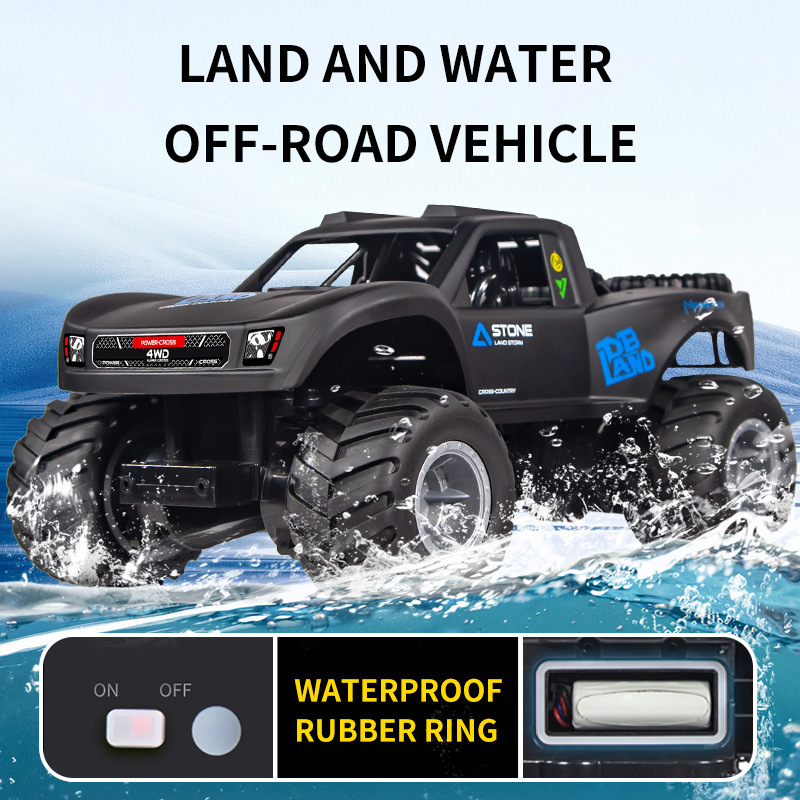 Amphibious RC Car 4WD, Waterpr - огляд і ціна Drone Carrera Rc