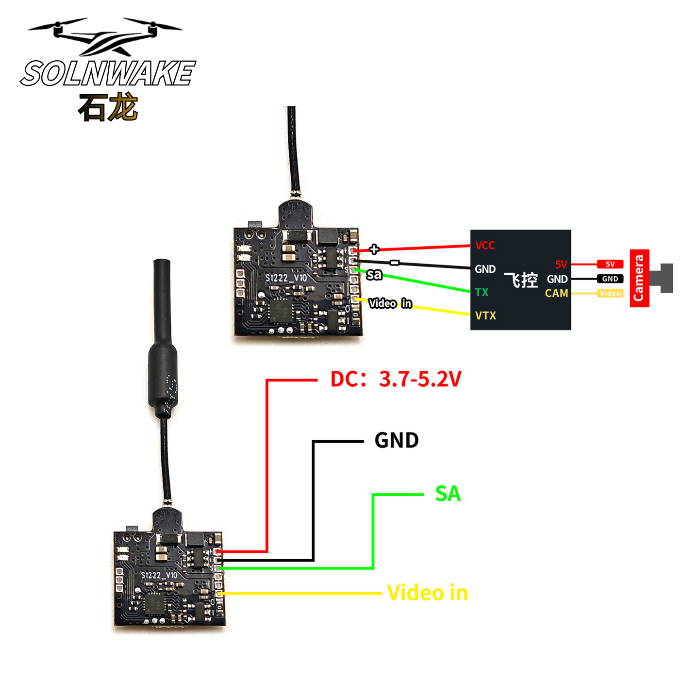 SLONWAKE Nano 5.8G 48CH 200mW  - огляд і ціна Drone Rc Airplane