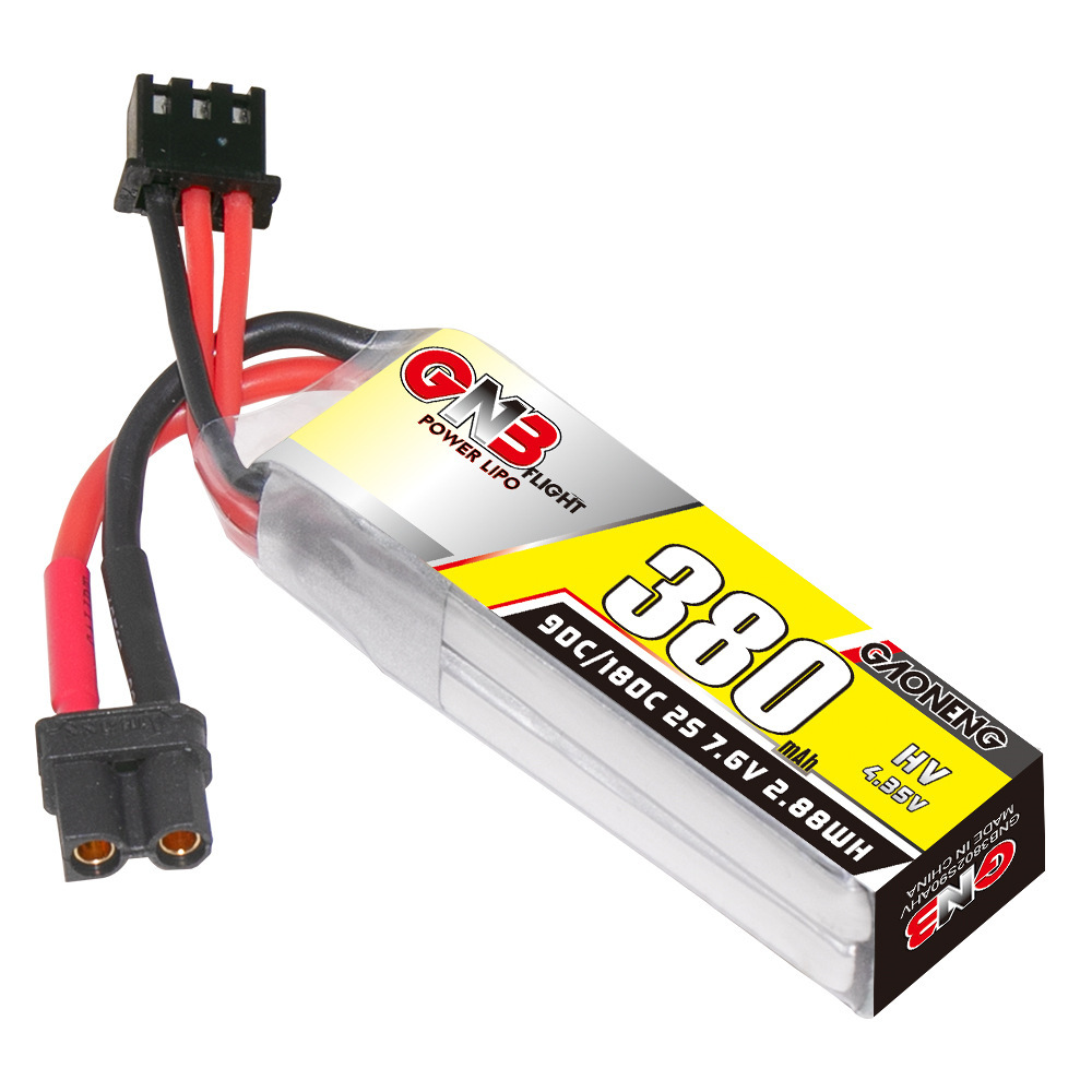 GNB 2S 7.6V 380mAh 90C/180C Li - огляд і ціна Dron Rc Quadcopter