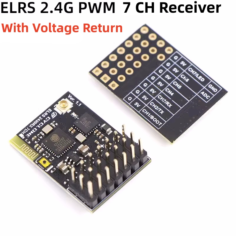 ELRS 2.4G PWM 7CH 6CH CRSF Rec - огляд і ціна Drone Rc Car
