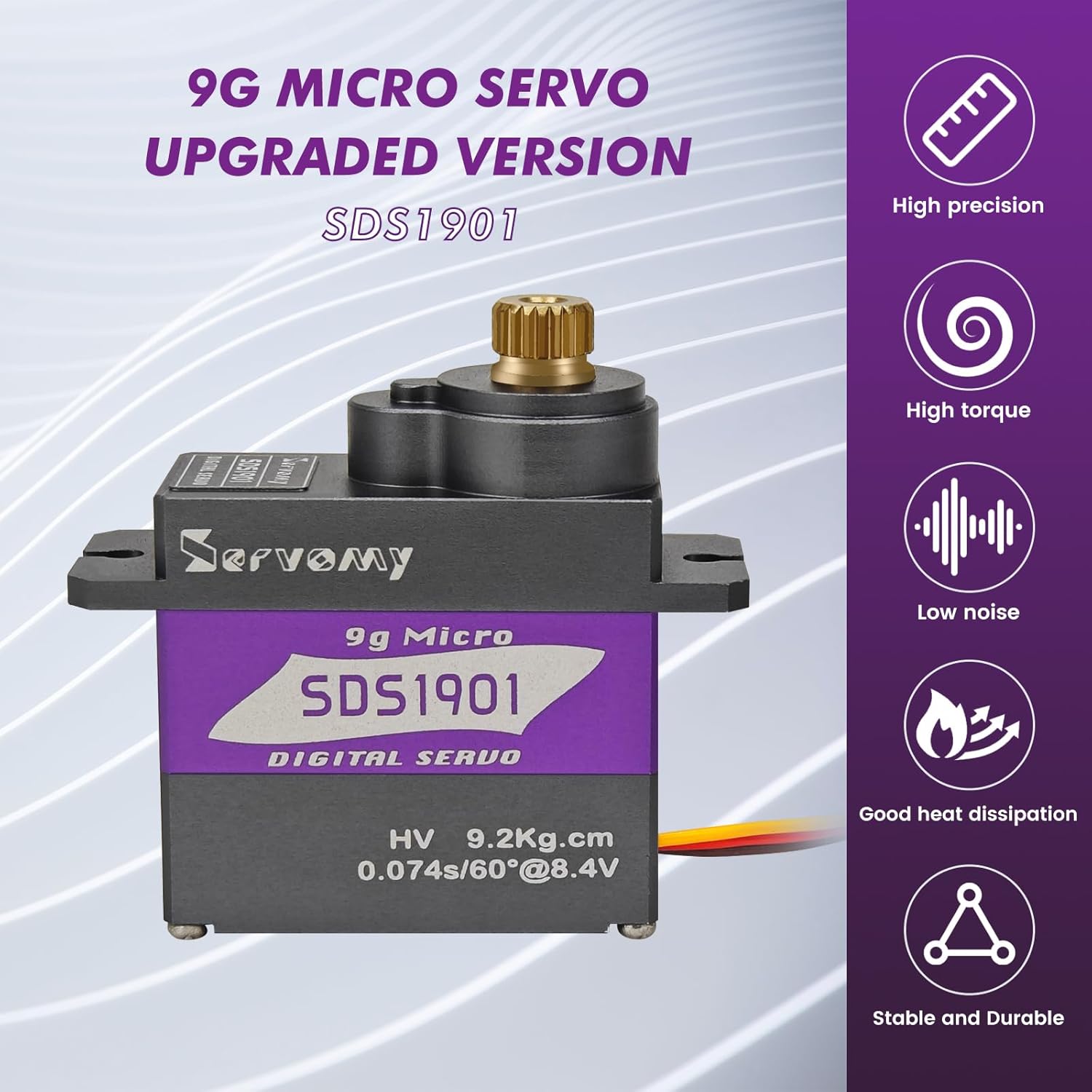 SERVOMY-SDS1901 Digital 9G Mic - огляд і ціна Drone Rc Car