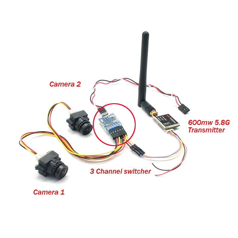 EWRF FPV Dual Camera System 10 - огляд і ціна Fpv Camera Cmos