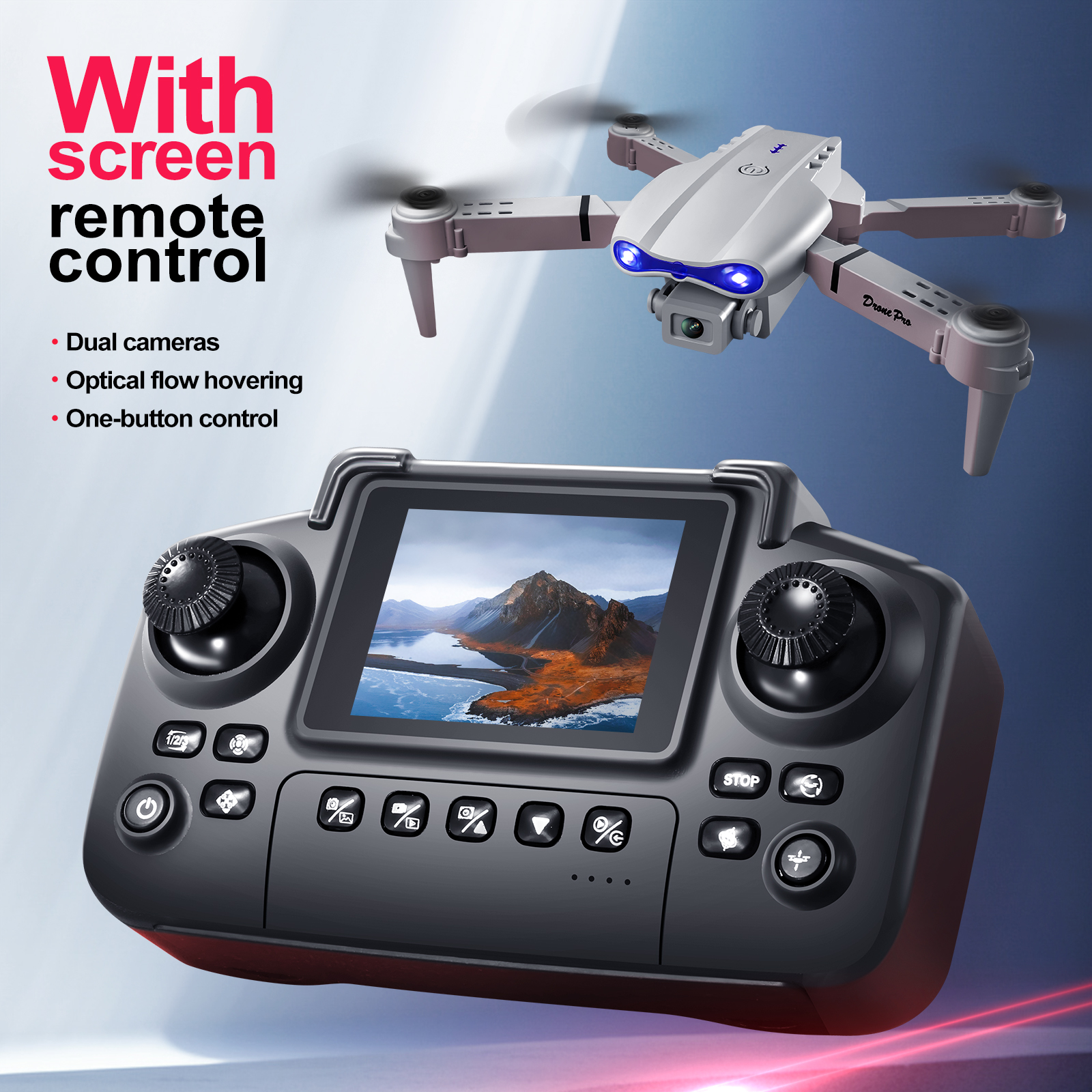 2025 New E88 E99 Upgraded Dron - огляд і ціна Dron Rc Quadcopter