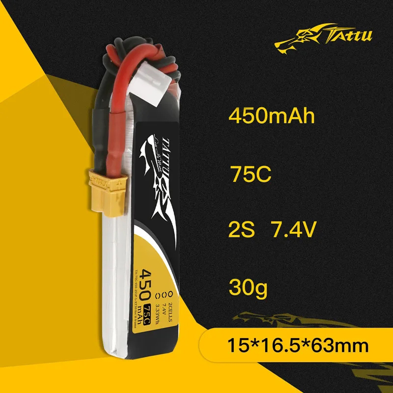 3Pcs NEW TATTU 450/500/550mAh  - огляд і ціна Drone Carrera Rc