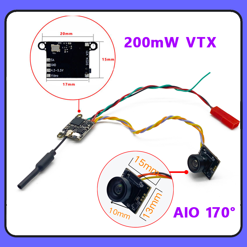 SLONWAKE 5.8G 1200TVL FPV Came - огляд і ціна Drone Rc Airplane