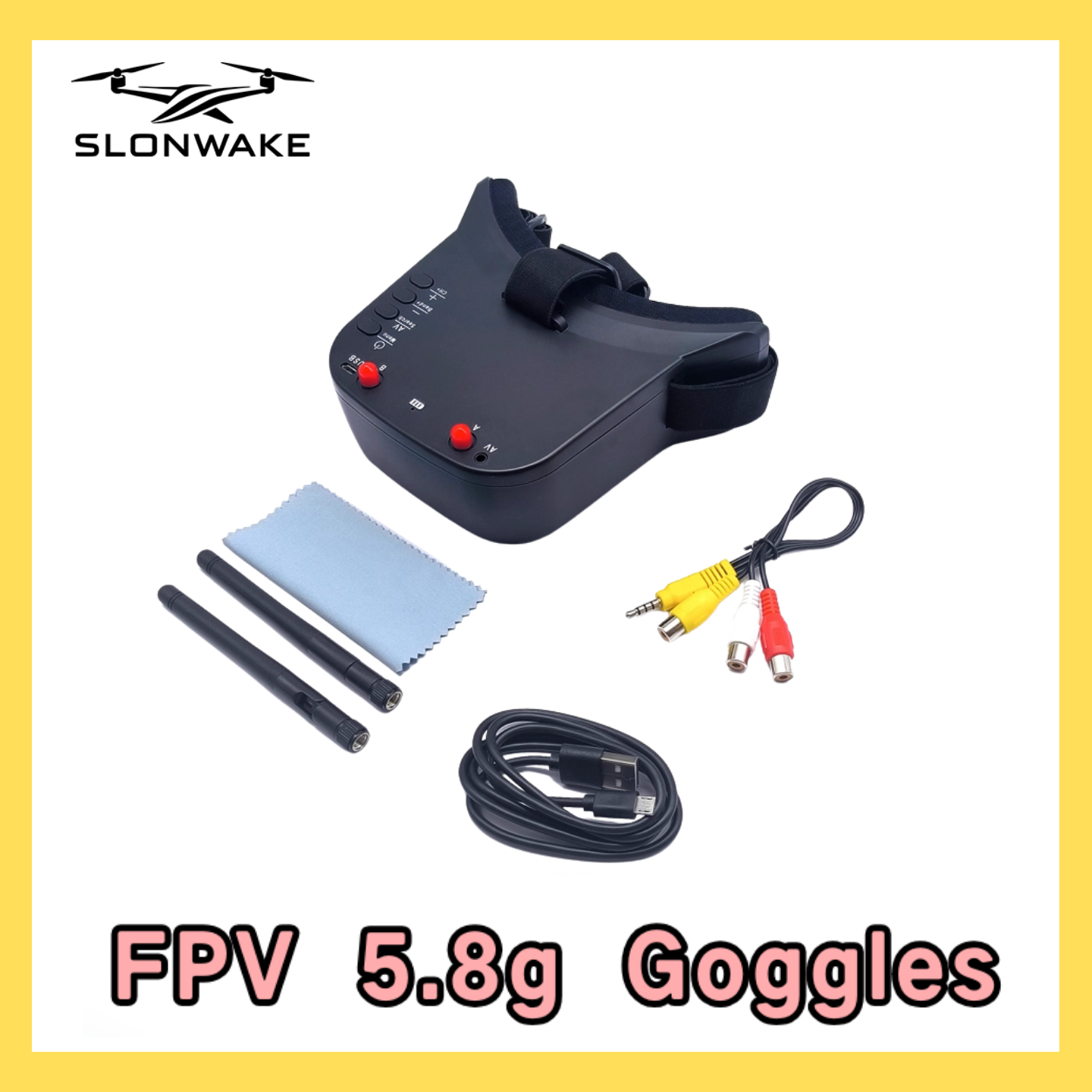 SLONWAKE 5.8G 48CH FPV 400mw V - огляд і ціна Drone Rc Airplane