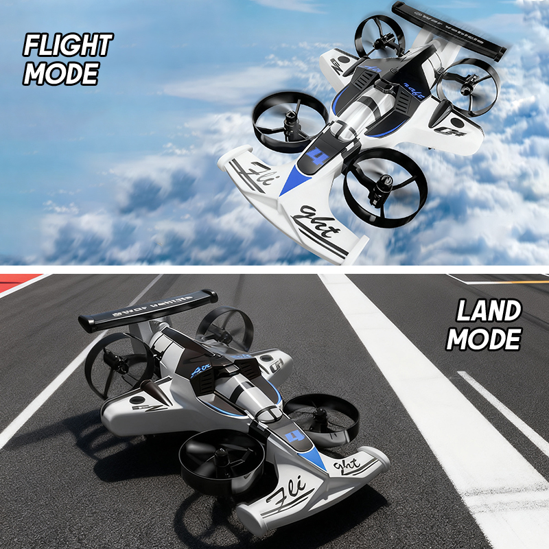 2in1 Mini Drone Air-Ground Fly - огляд і ціна Dron Rc Quadcopter