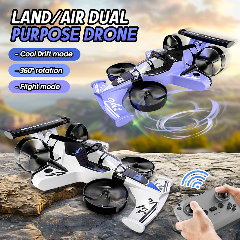 2in1 Mini Drone Air-Ground Fly - огляд і ціна Dron Rc Quadcopter