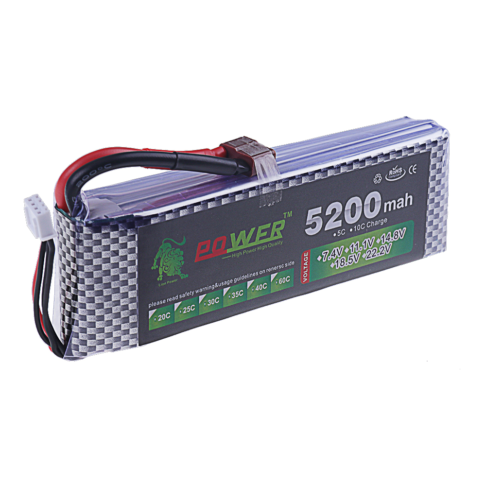 3S Lipo Battery 11.1V 5200mah  - огляд і ціна Drone Rc Car