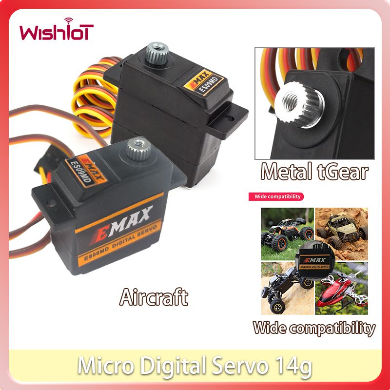 14g Micro Digital Servo ES09MD - огляд і ціна Drone Rc Accessories
