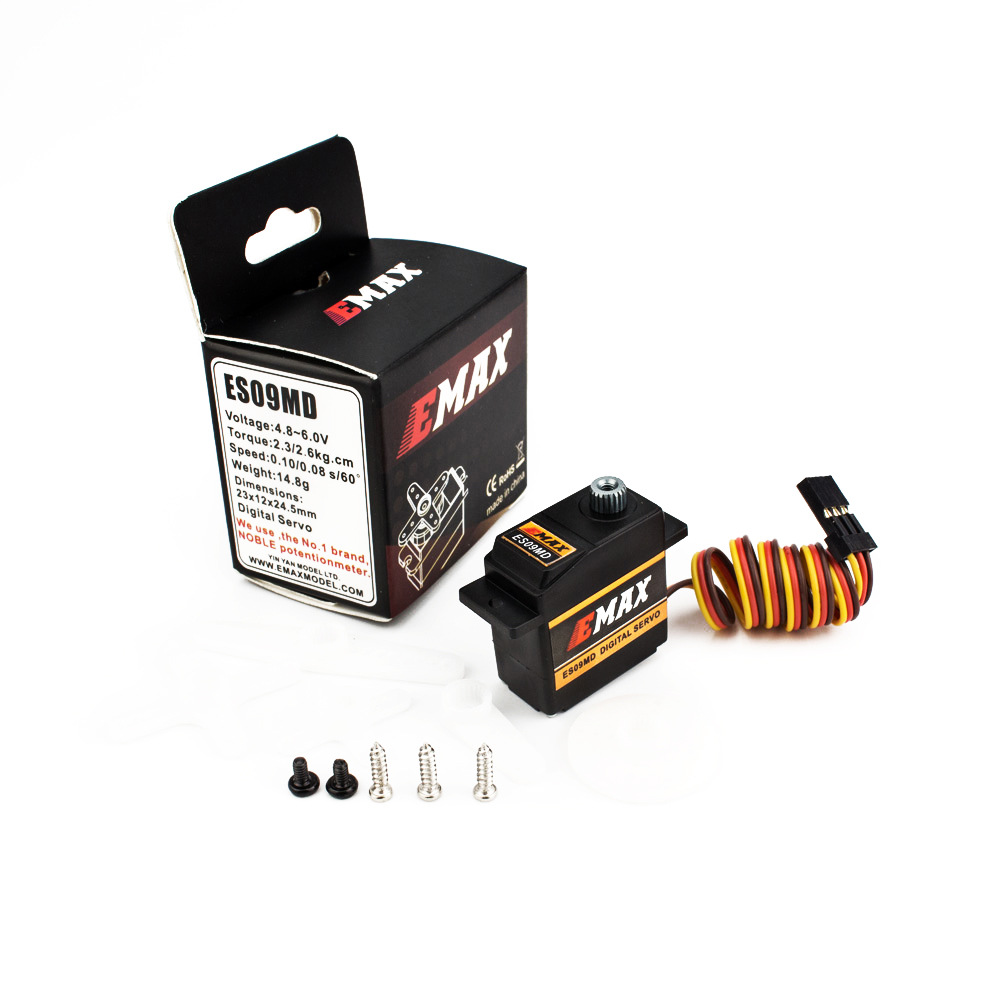 14g Micro Digital Servo ES09MD - огляд і ціна Drone Rc Accessories