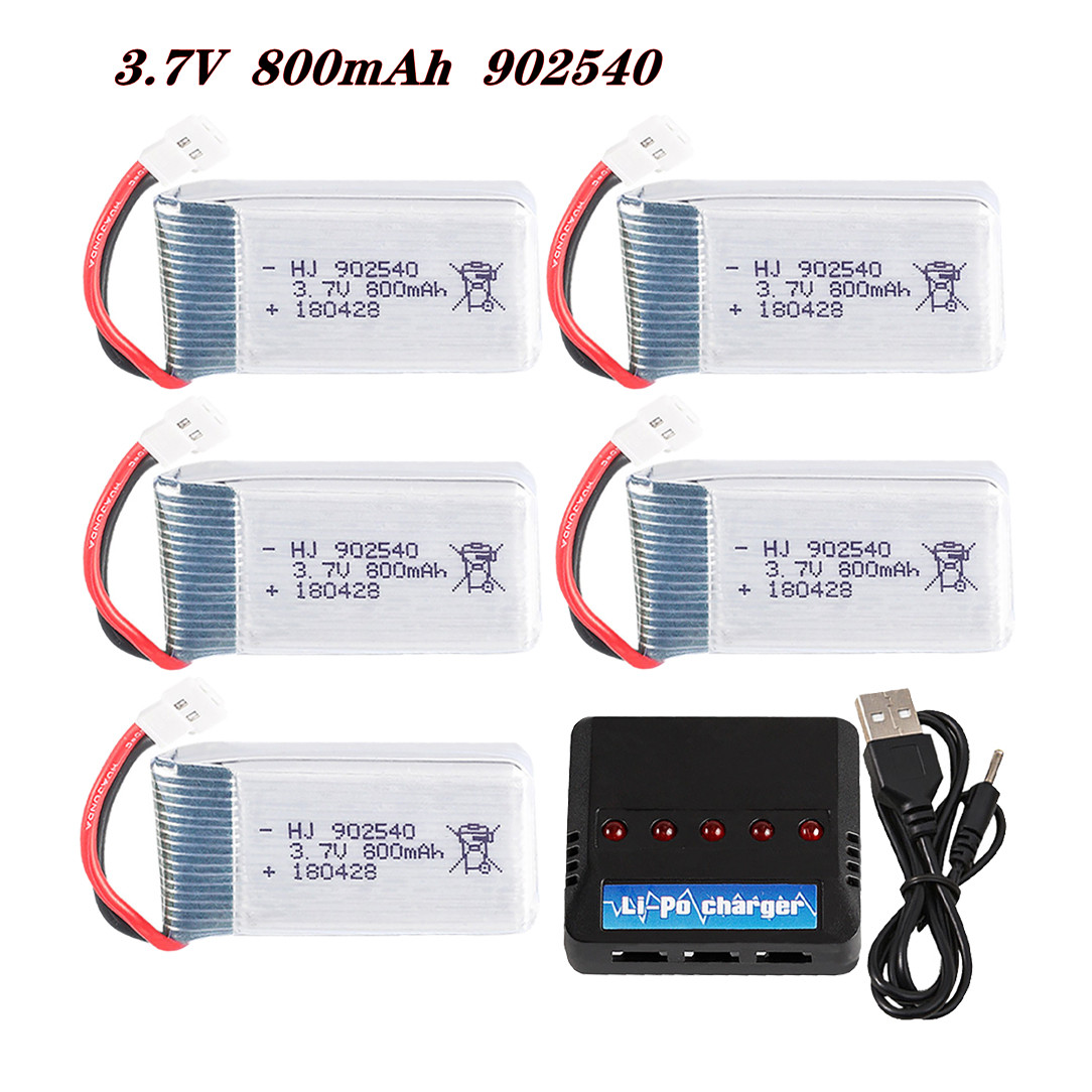 3.7V 800mAh 902540 25C Lipo Ba - огляд і ціна Dron Rc Quadcopter
