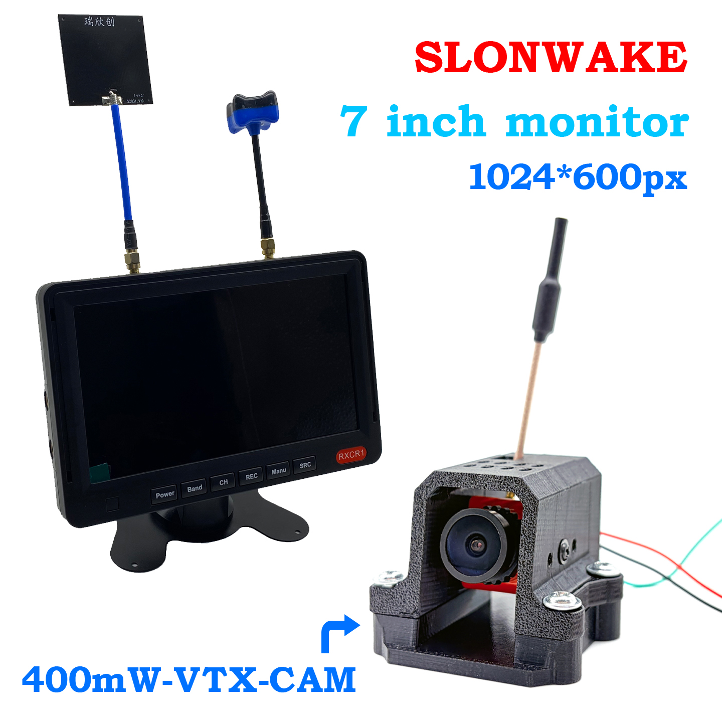 5.8G 48CH 7 Inch FPV Monitor 1 - огляд і ціна Fpv Camera Cmos